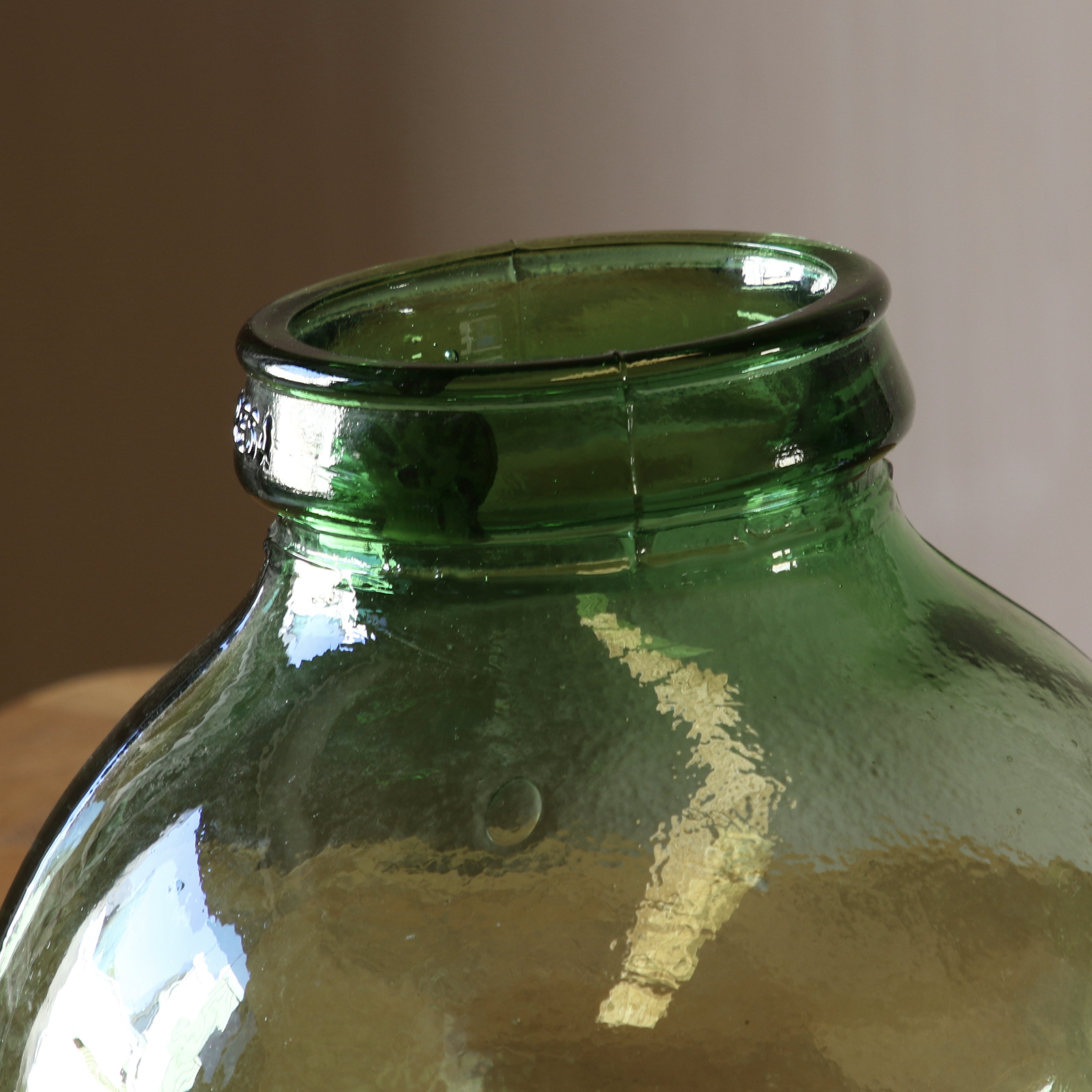 Green Glass Jar - Small